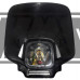 Frontal porta farol / carenagem HP2 tipo acerbis elba baja / preto - HP